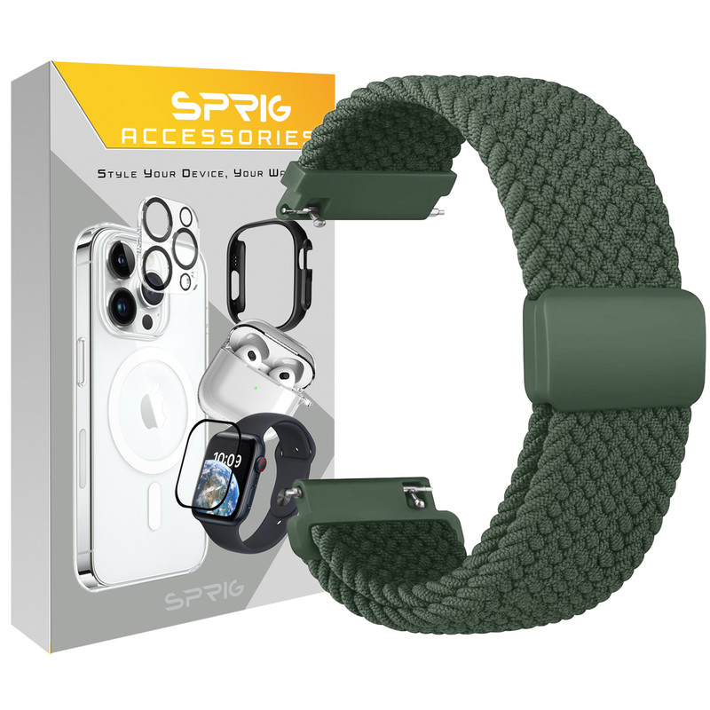 بند اسپریگ مدل Braided SOLMagnet TW مناسب برای ساعت هوشمند شیائومی Redmi Watch 5 Lite 22mm