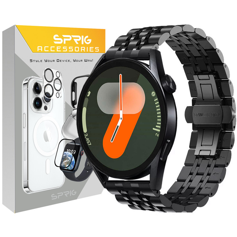 بند اسپریگ مدل 7Row مناسب برای ساعت هوشمند سامسونگ Galaxy Watch 7 40mm