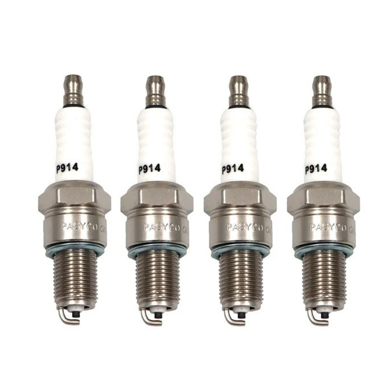 شمع خودرو کاربراتوری پاسیکو مدل F7TC-P914 پایه متوسط بسته 4 عددی