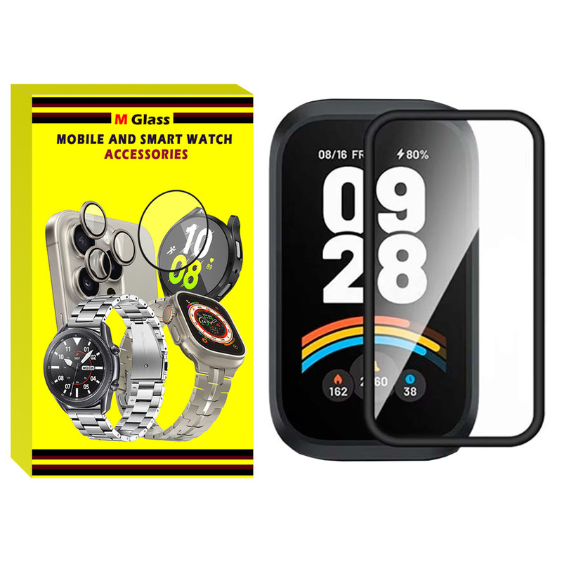 محافظ صفحه نمایش نانو ام‌گلس مدل GLS-Pmma مناسب برای ساعت هوشمند شیائومی Smart Band 9 Active 46mm