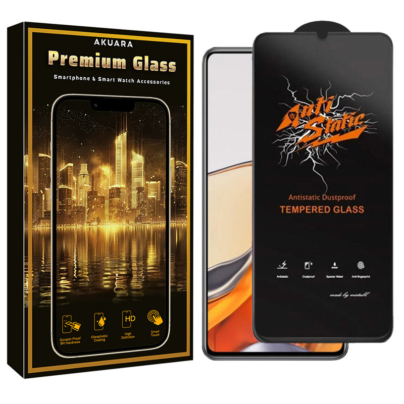 محافظ صفحه نمایش آکوآرا مدل Antis1-Premium مناسب برای گوشی موبایل شیائومی Poco C75 / Poco C71 / Poco M7