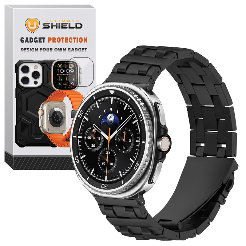 بند آلتیمیت شیلد مدل Prime 5Row NV8 مناسب برای ساعت هوشمند سامسونگ Galaxy Watch 8 Classic 46mm