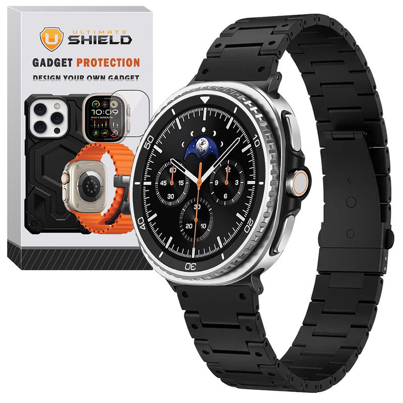 بند آلتیمیت شیلد مدل Santos NV8 مناسب برای ساعت هوشمند سامسونگ Galaxy Watch 8 44mm