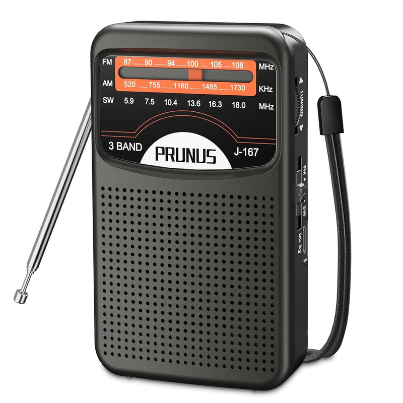 رادیو FM، AM، SW مدل J-167 دارای خروجی هدفون