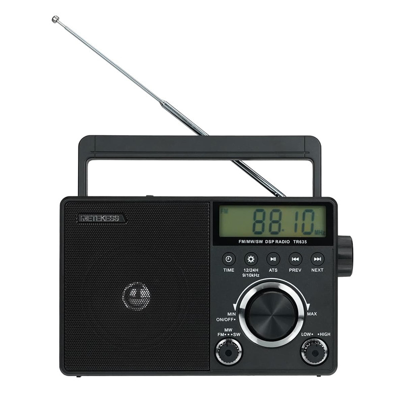 رادیو FM، AM، SW ریتکس مدل TR635 دارای خروجی هدفون