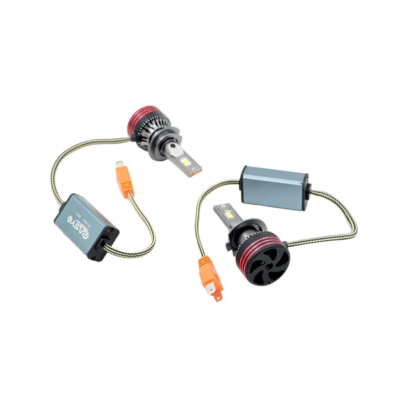 هدلایت لامپ خودرو پاسیکو مدل P2912_Mpro10 پایه H7 مناسب برای سمند بسته دو عددی 