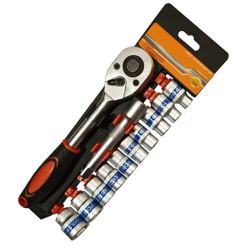 آچار بکس مدل ریلی AJ-rad12pcs-1\2drive مجموعه 12 عددی