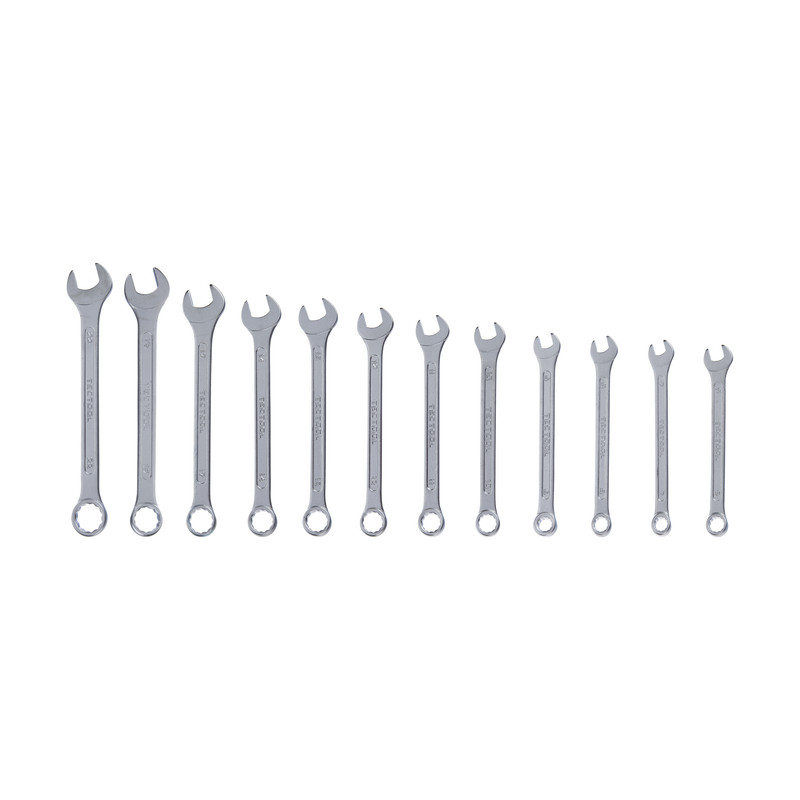 مجموعه 12 عددی آچار یکسر تخت یکسر رینگی تک توول مدل T-1200