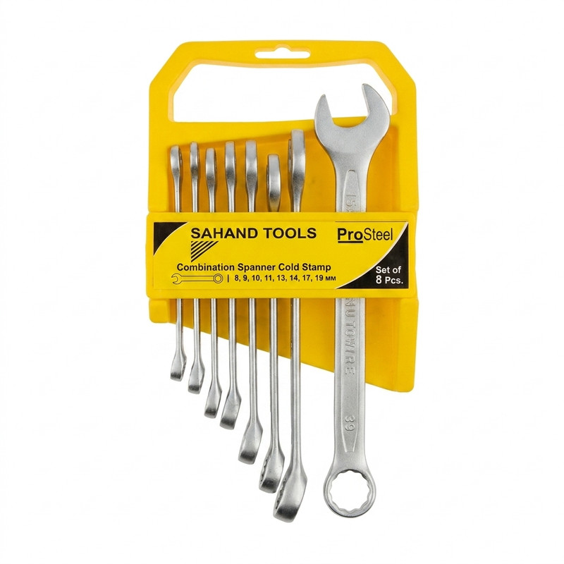 آچار یکسر تخت و یکسر رینگی سهند تولز  مدل YP-8PCS مجموعه 8 عددی  