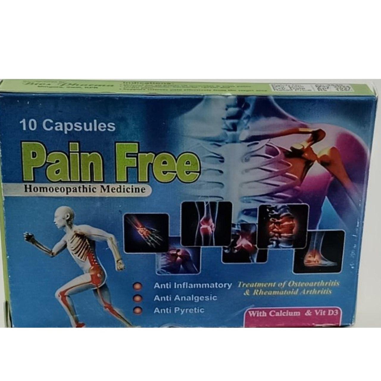 کپسول پین فری Pain Free کاهش دردهای عمومی بدن با کلسیم و ویتامین D3