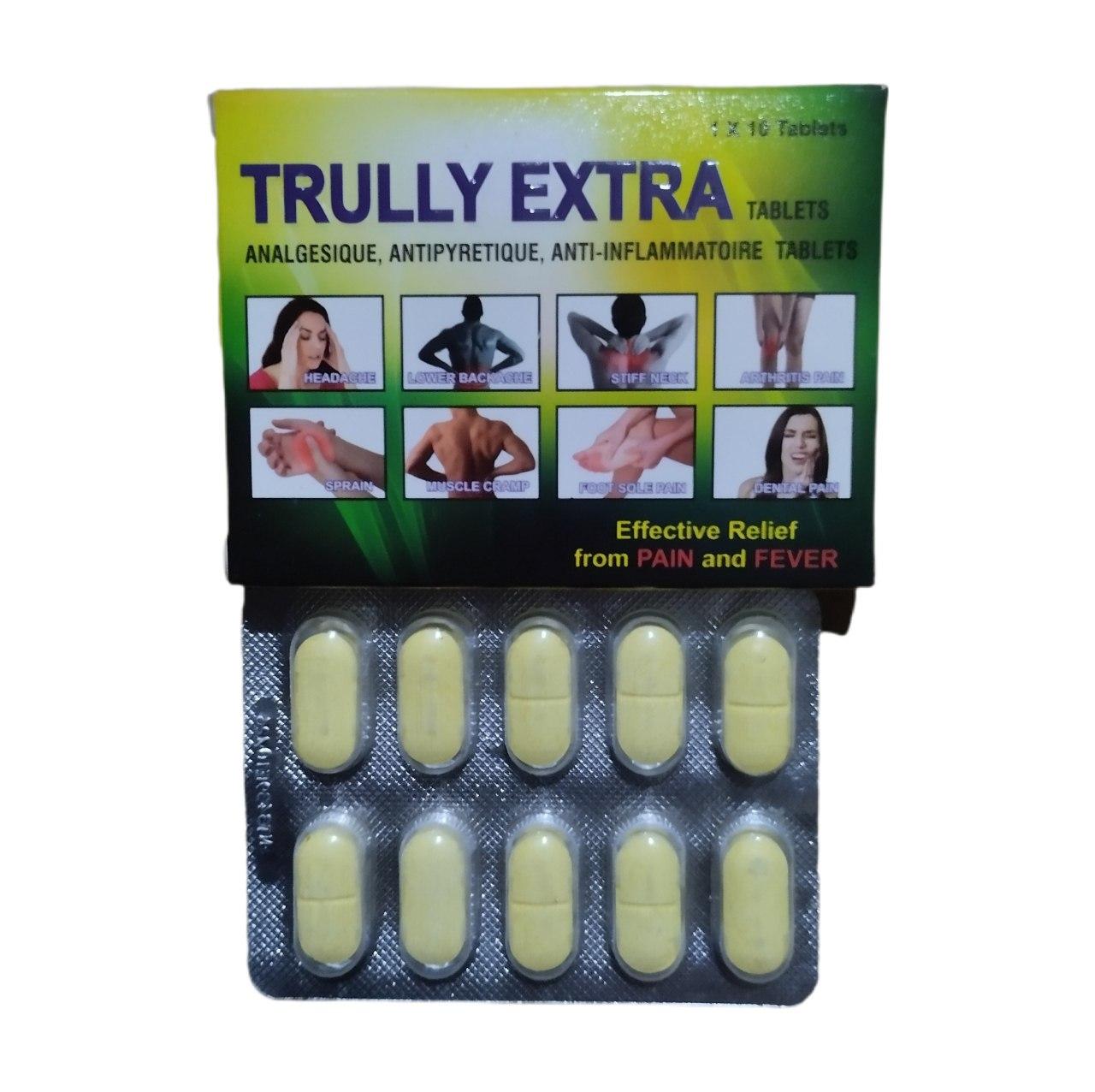 قرص ضد درد و تب بر ترولی اکسترا TRULLY EXTRA