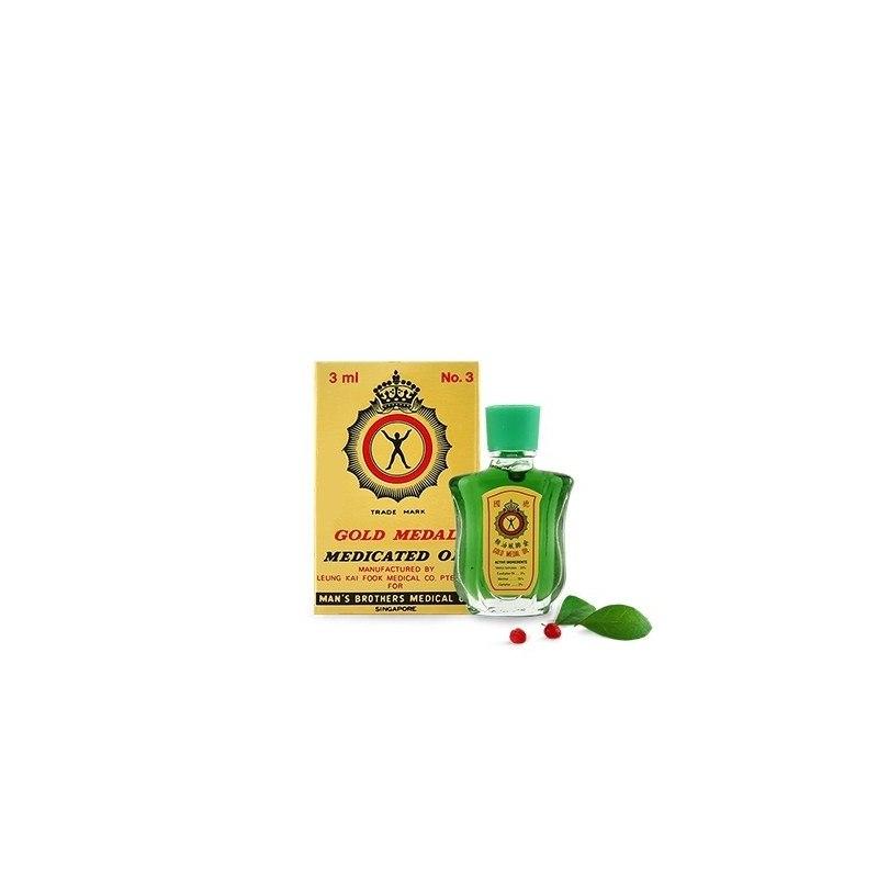 روغن موضعی خنک کننده مدال طلایی 3 میلی لیتر سنگاپور