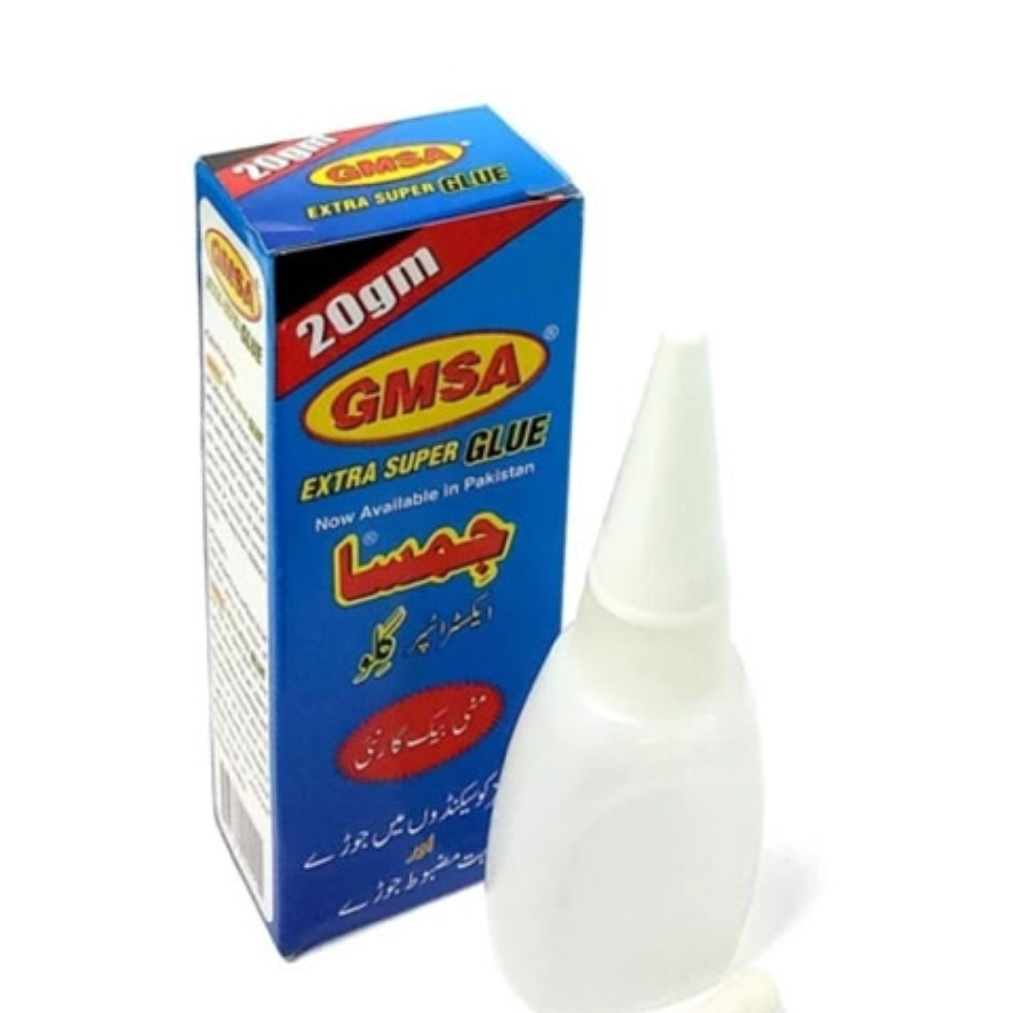 چسب قطره ای حجم 20 میلی لیتر اصل اورجینال جمسا Extra super Glue GMSA