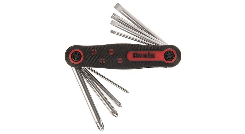 مجموعه 8 عددی پیچ گوشتی تاشو رونیکس مدل RH-2900