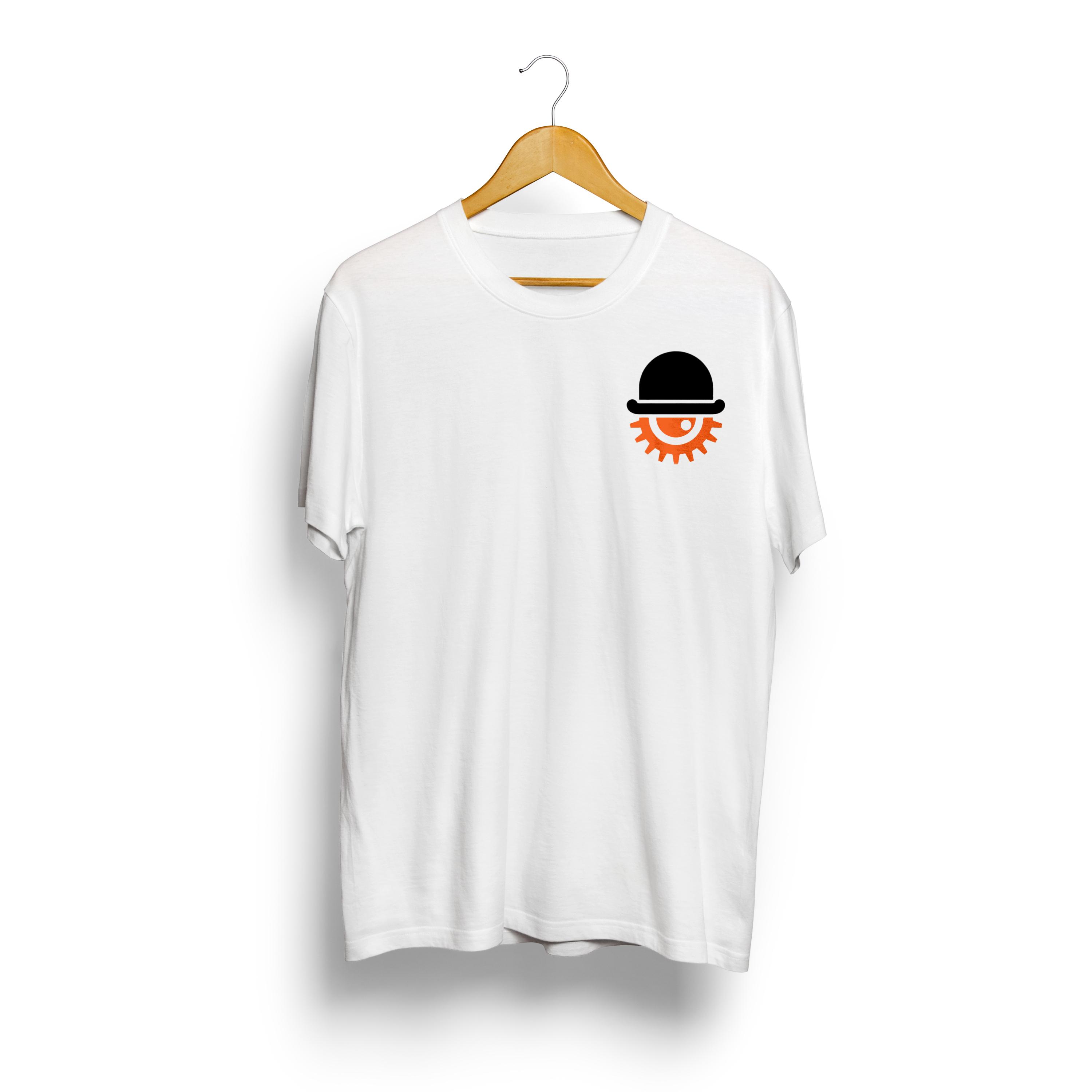 تیشرت سفید طرح A Clockwork Orange (پرتقال کوکی) کد 127