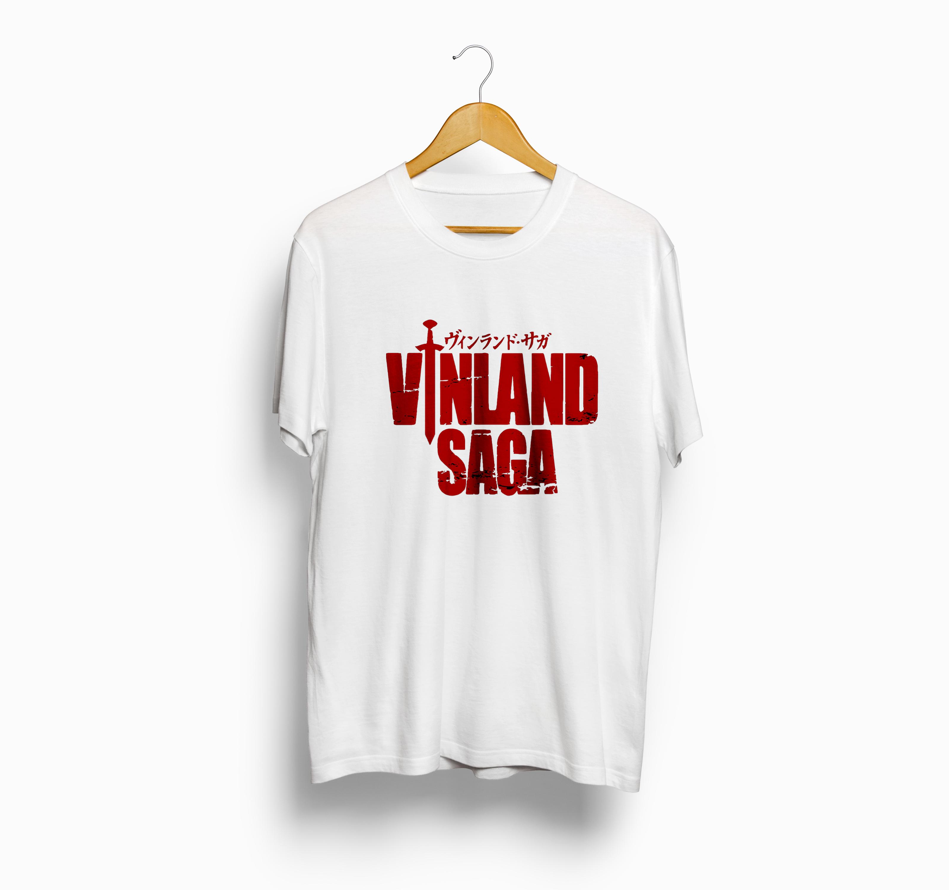 تیشرت سفید طرح Vinland Saga ( وینلند ساگا ) کد 5638