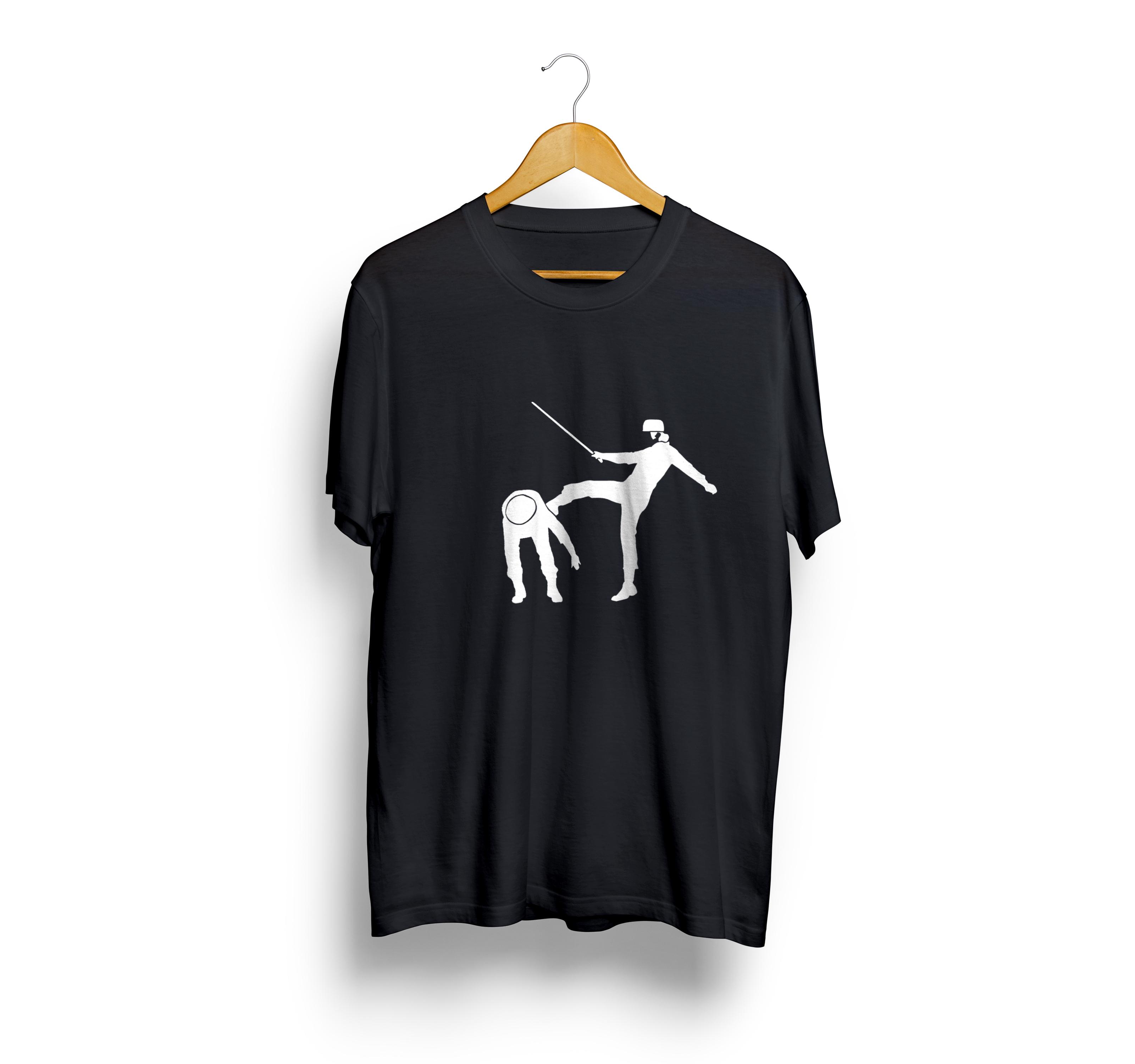 تیشرت مشکی طرح A Clockwork Orange (پرتقال کوکی) کد 9517