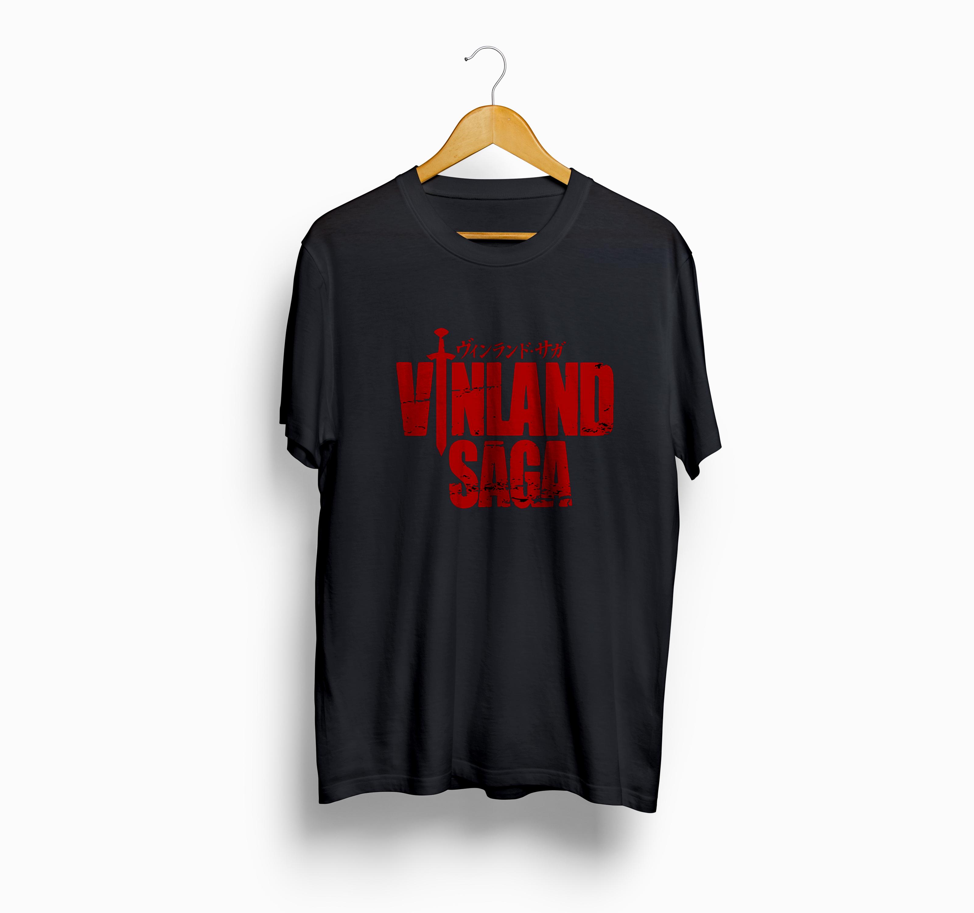 تیشرت مشکی طرح Vinland Saga ( وینلند ساگا ) کد 5638