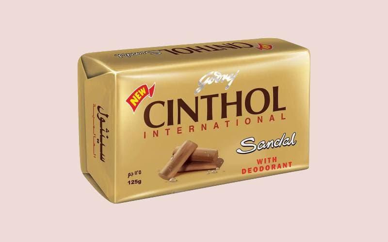 صابون صندل مدل زردچوبه برند(CINTHOL)