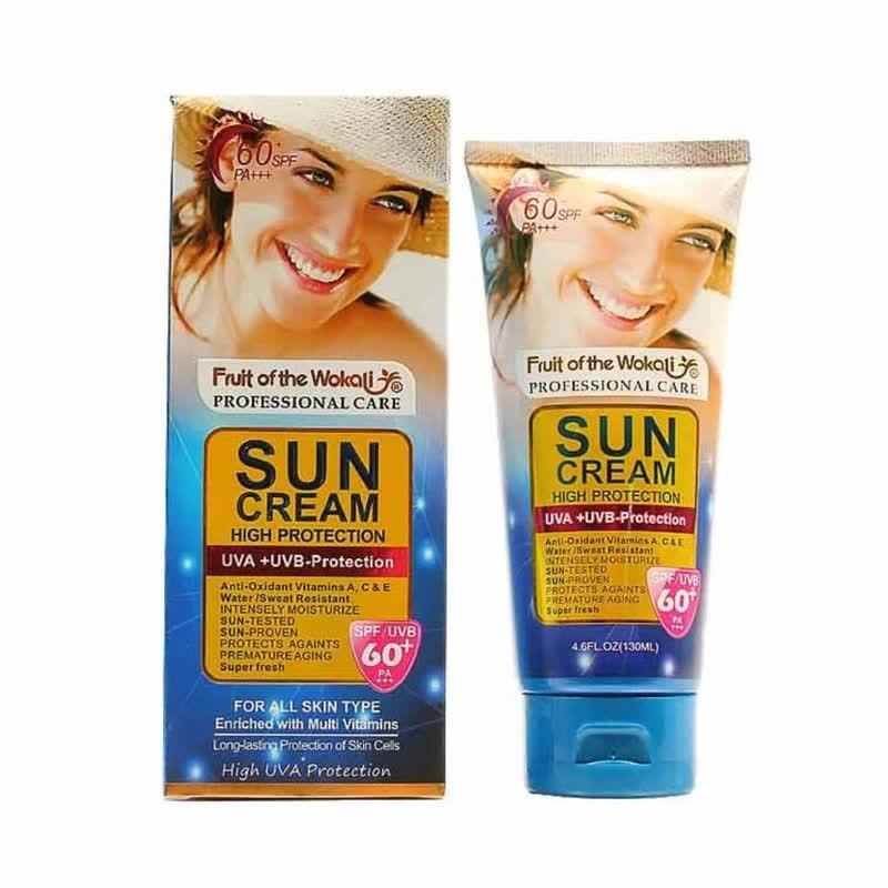کرم ضد آفتابSPF60برند(WOKALI)