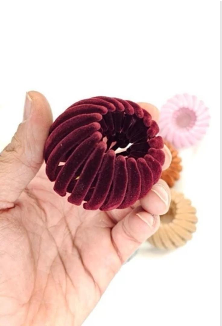 گیره موی سر چنگکی مخملی
