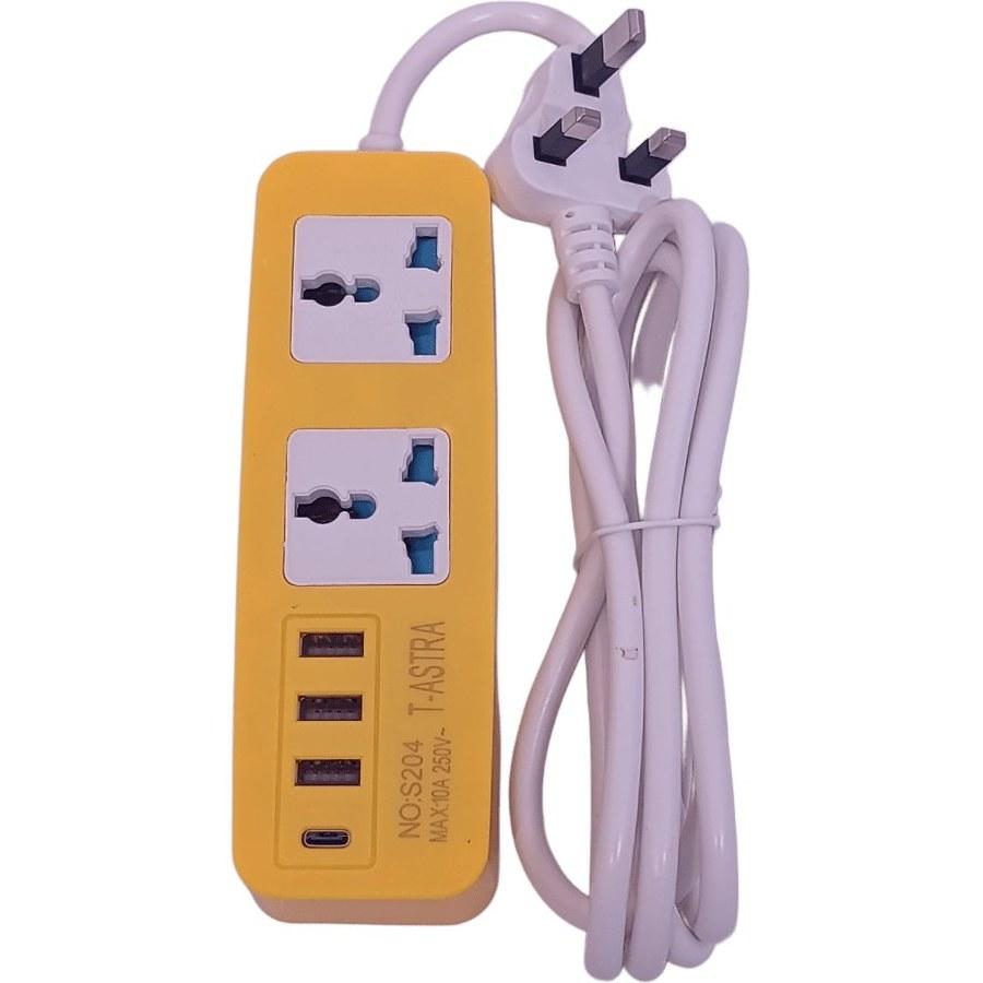 چندراهی برق و شارژر دارای پورت USB یونیورسال