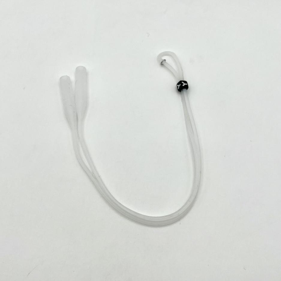 بند عینک سیلیکونی سفید بسته دو عدی