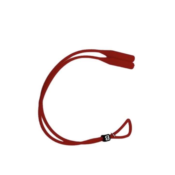 بند عینک سیلیکونی بسته دو عددی قرمز