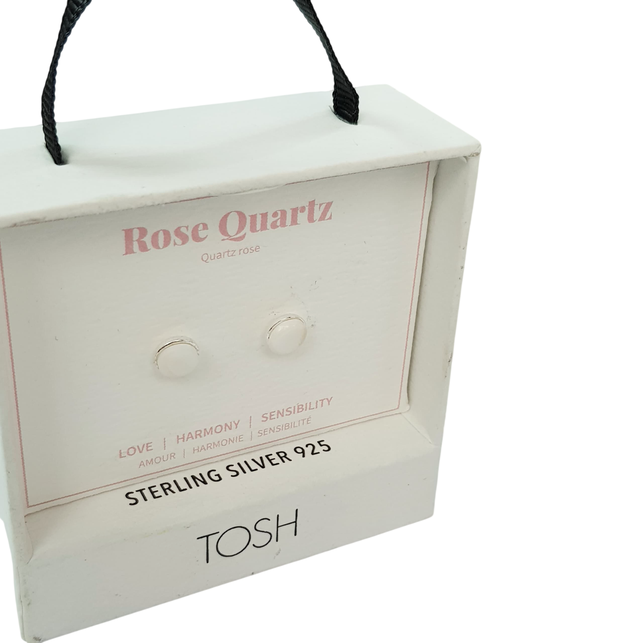 پک کادویی گوشواره گلگوش نقره ۹۲۵ کار شده با سنگ صدف برند TOSH کد ۰۱۱۰۲