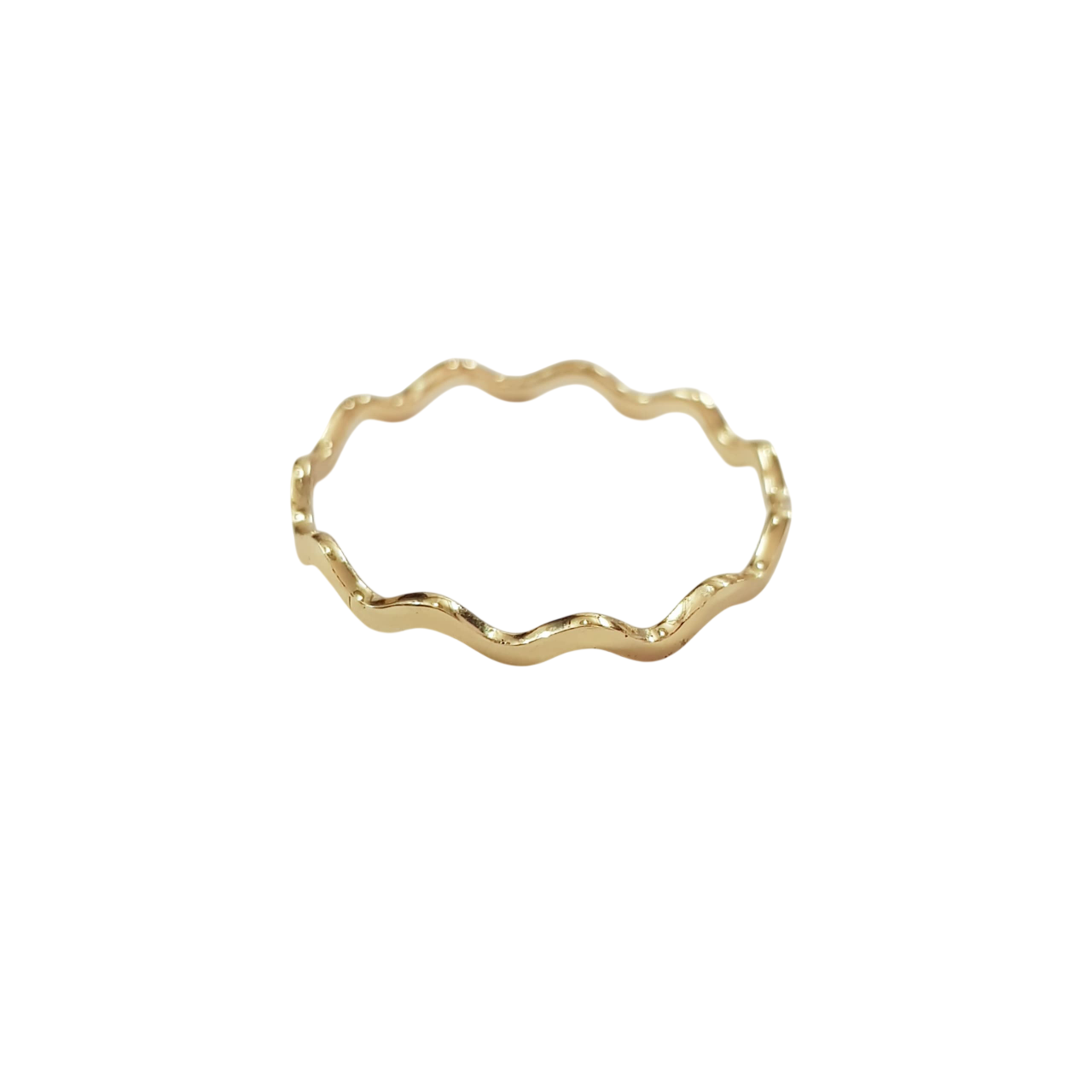 انگشتر حلقه طرح دار جنس نقره عیار ۹۲۵ با آبکاری طلا سایز ۷-۶ برند ACC کد ۰۳۱۰۱