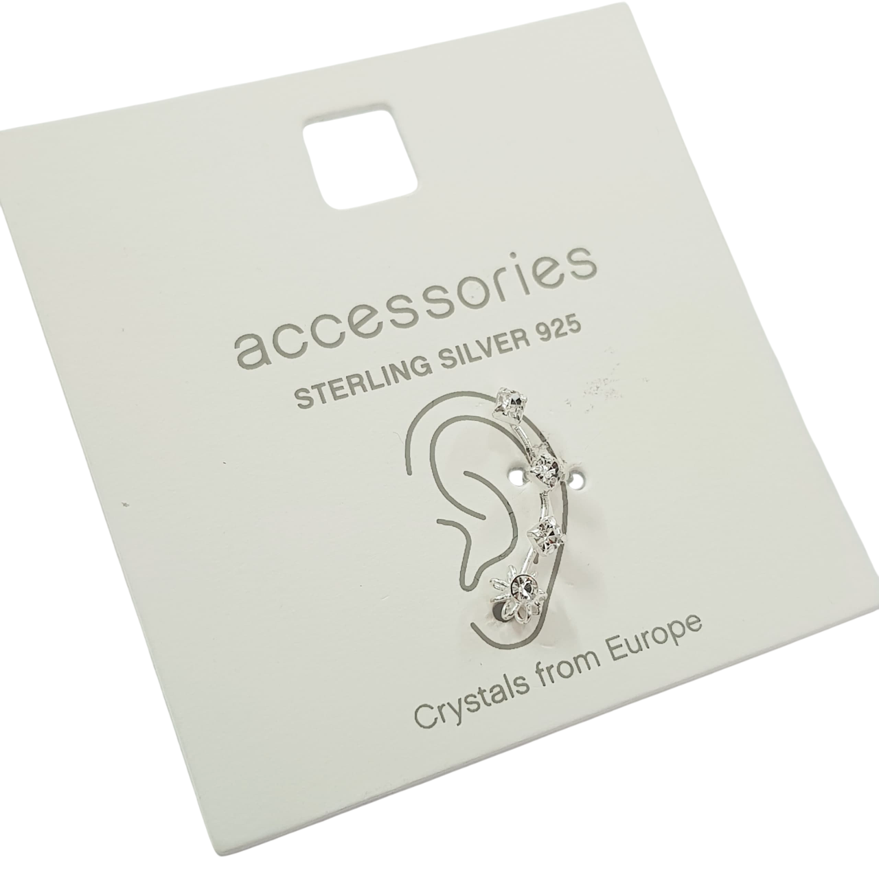 گوشواره کلایمبرز نقره عیار ۹۲۵ نگین دار برند Accessories کد ۱۵۱۰۳