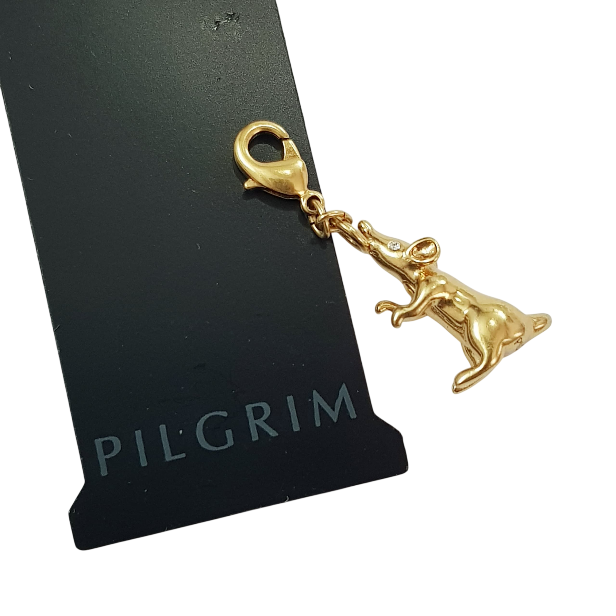 آویز چند کاره طرح موش طلایی ، از برند Pilgrim اصل ، کد ۱۹۰۳۰۵