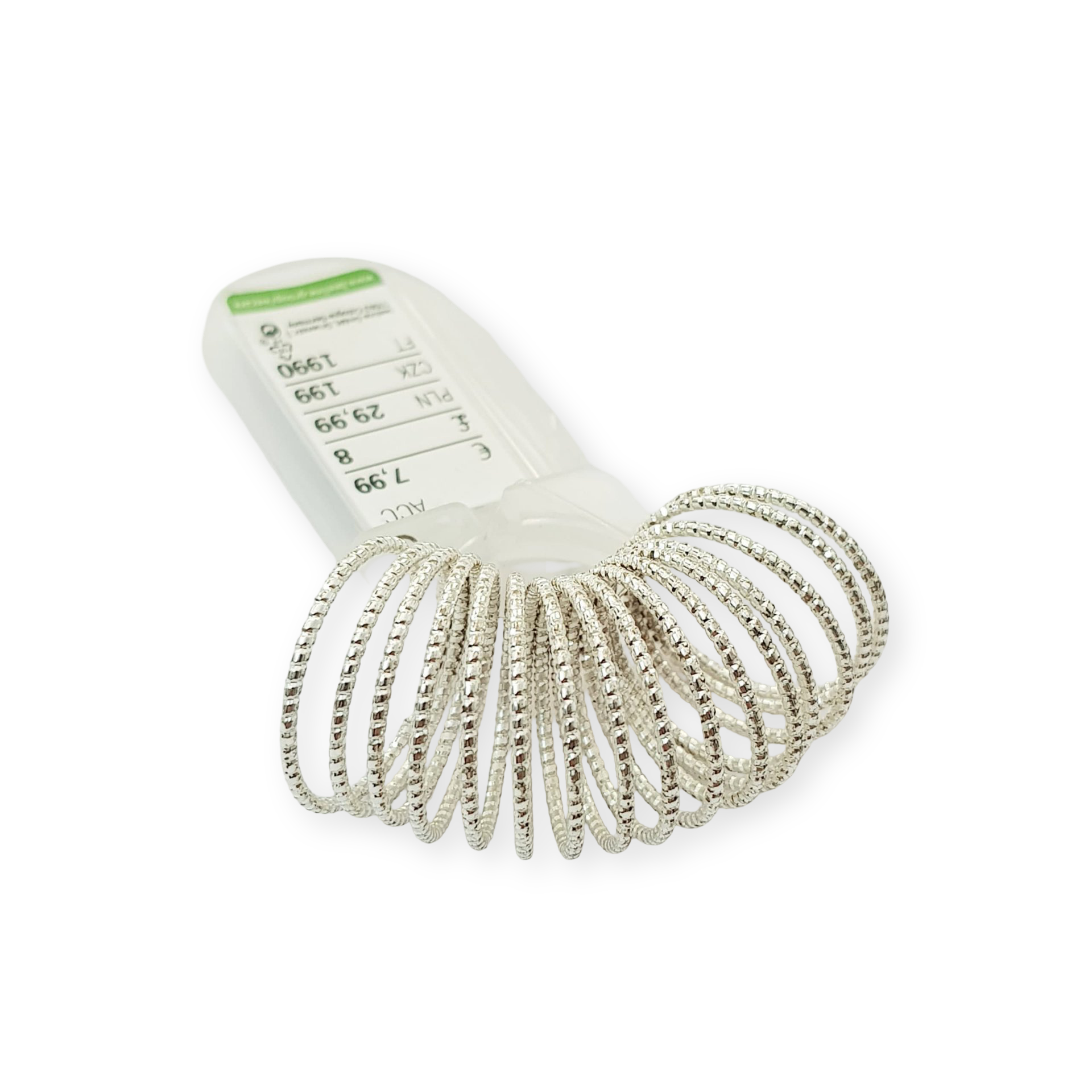 انگشتر نقره ای فنری ، برند Accessories آلمان،  کد ۲۹۰۵۰۳