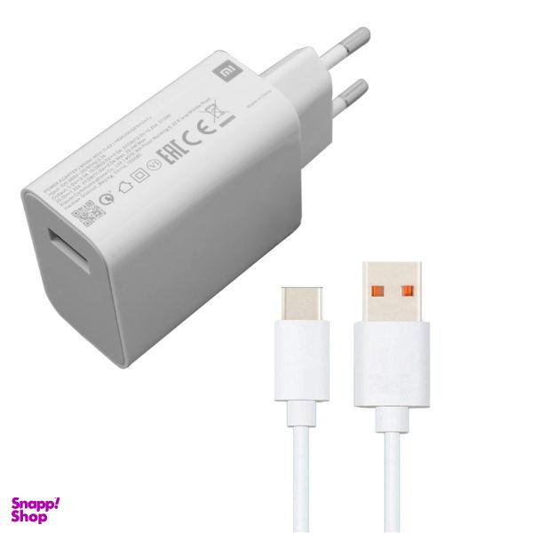 شارژر موبایل شیائومی مدل 33W به همراه کابل USB به Type-C(اصلی)