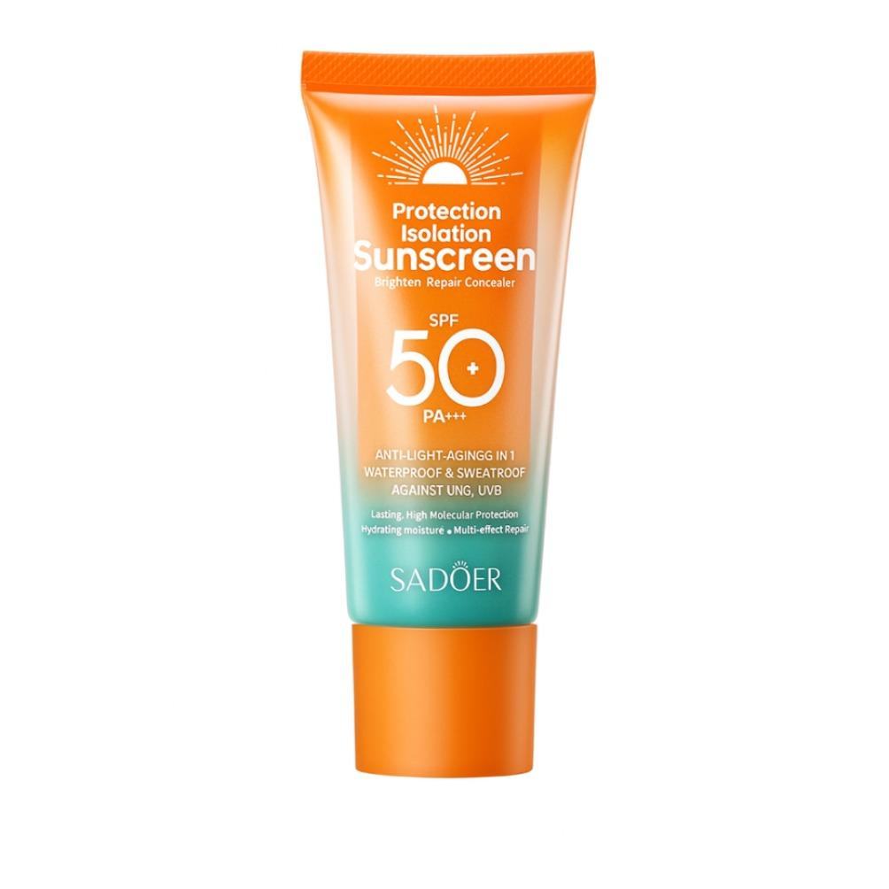 کرم ضد آفتاب ضد چروک 6 در 1 سادور SPF 50 وزن 50 گرم SADOER