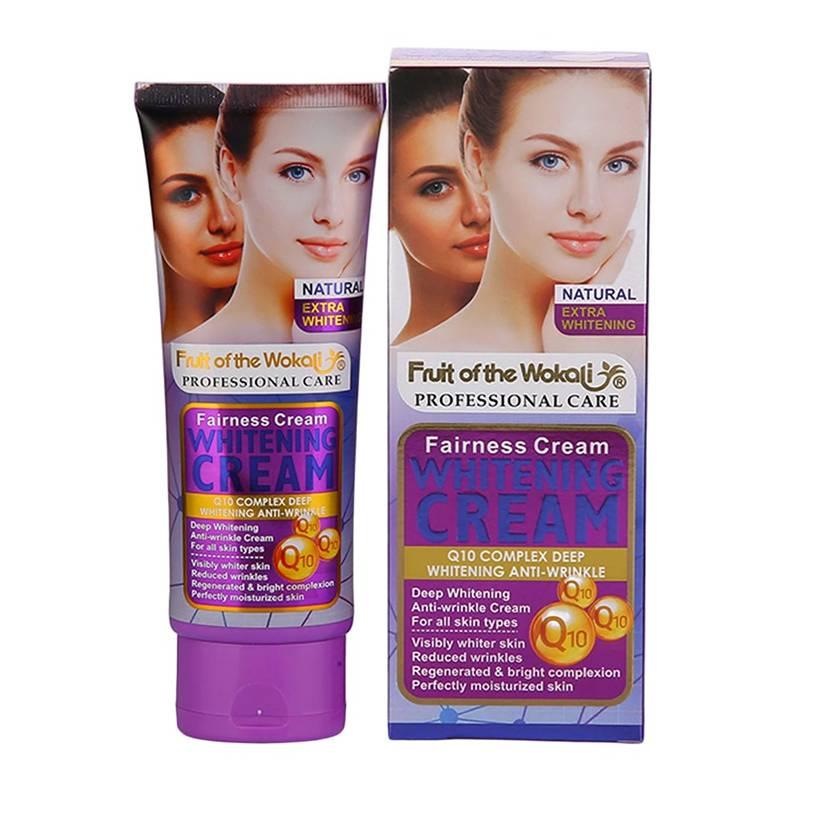 کرم سفید کننده صورت و بدن دو چهره وکالی مدل کو آنزیم کیوتن وزن 100 گرم