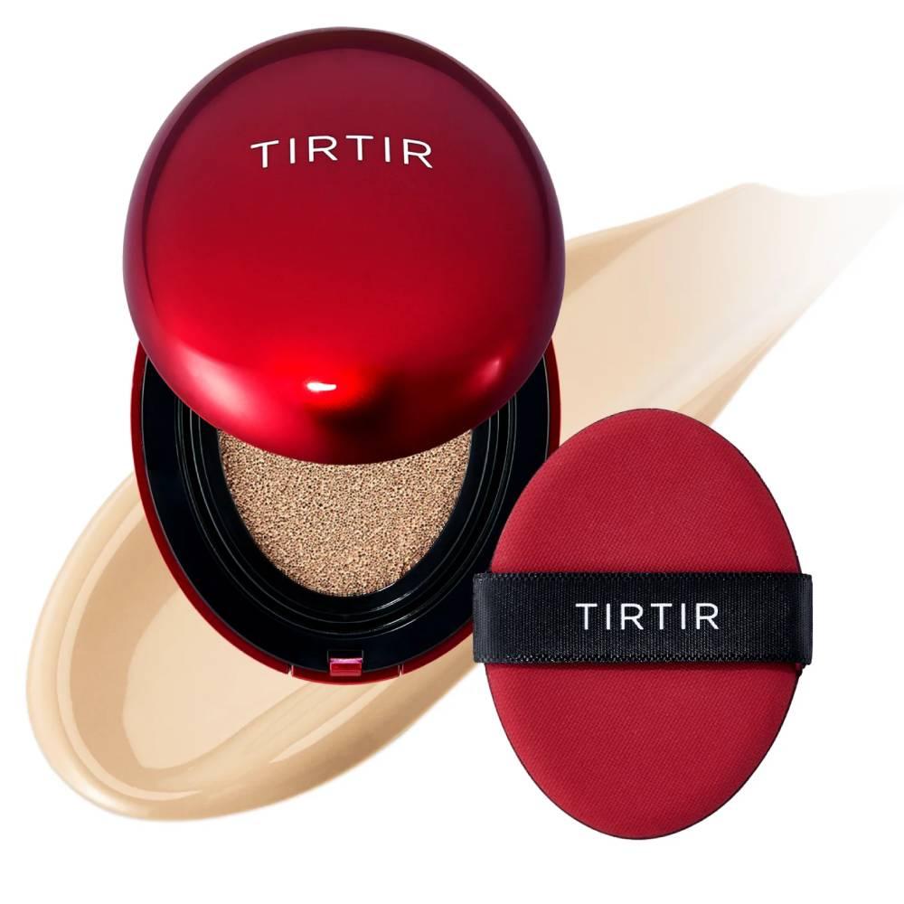 کوشن قرمز تیر تیر مدل TIRTIR Mask Fit Cushion RED رنگ 21W NATURAL IVORY
