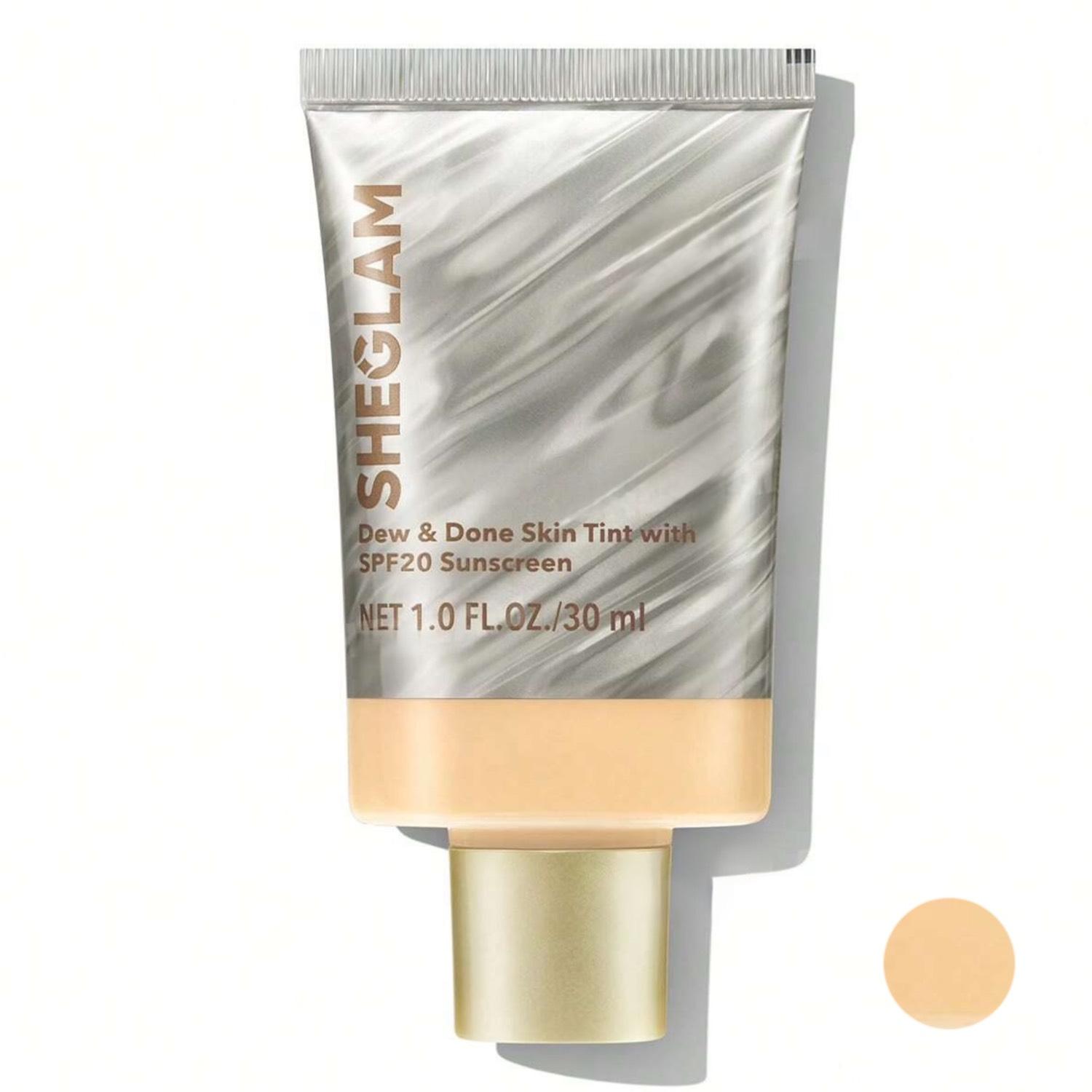 کرم ضد آفتاب شیگلم مدل Dew & Done skin tint با SPF 20 رنگButtercream  حجم30میل