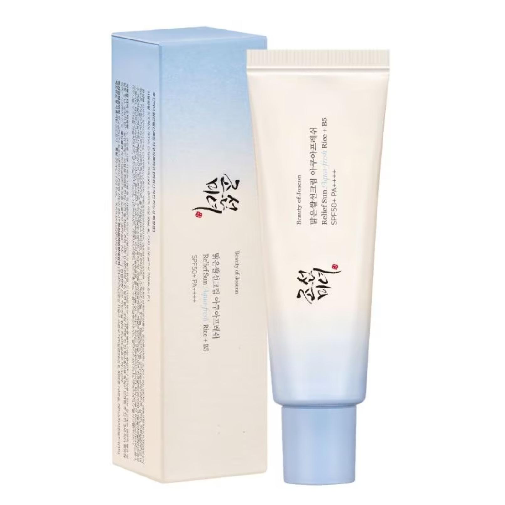 کرم ضدآفتاب برنج آکوا فرش بیوتی اف جوسان SPF50 حجم 50 میلی لیتر