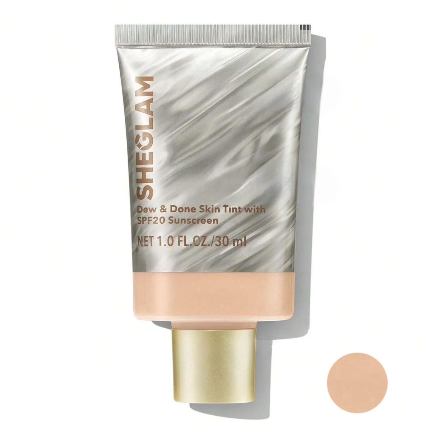 کرم ضد آفتاب شیگلمSPF 20 مدل Dew & Done skin tint رنگPorcelain حجم 30میل