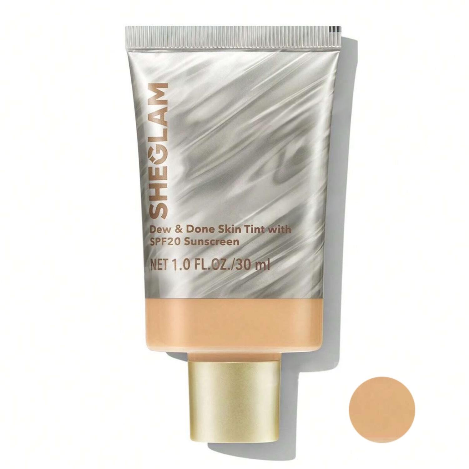 کرم ضد آفتاب شیگلم مدل Dew & Done skin tint با SPF 20 رنگShell حجم 30میل